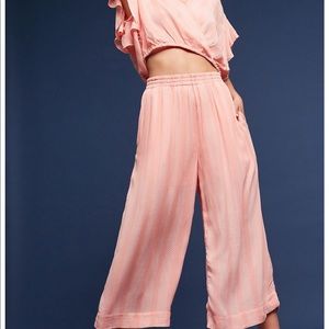 Crop top and culotte pant set